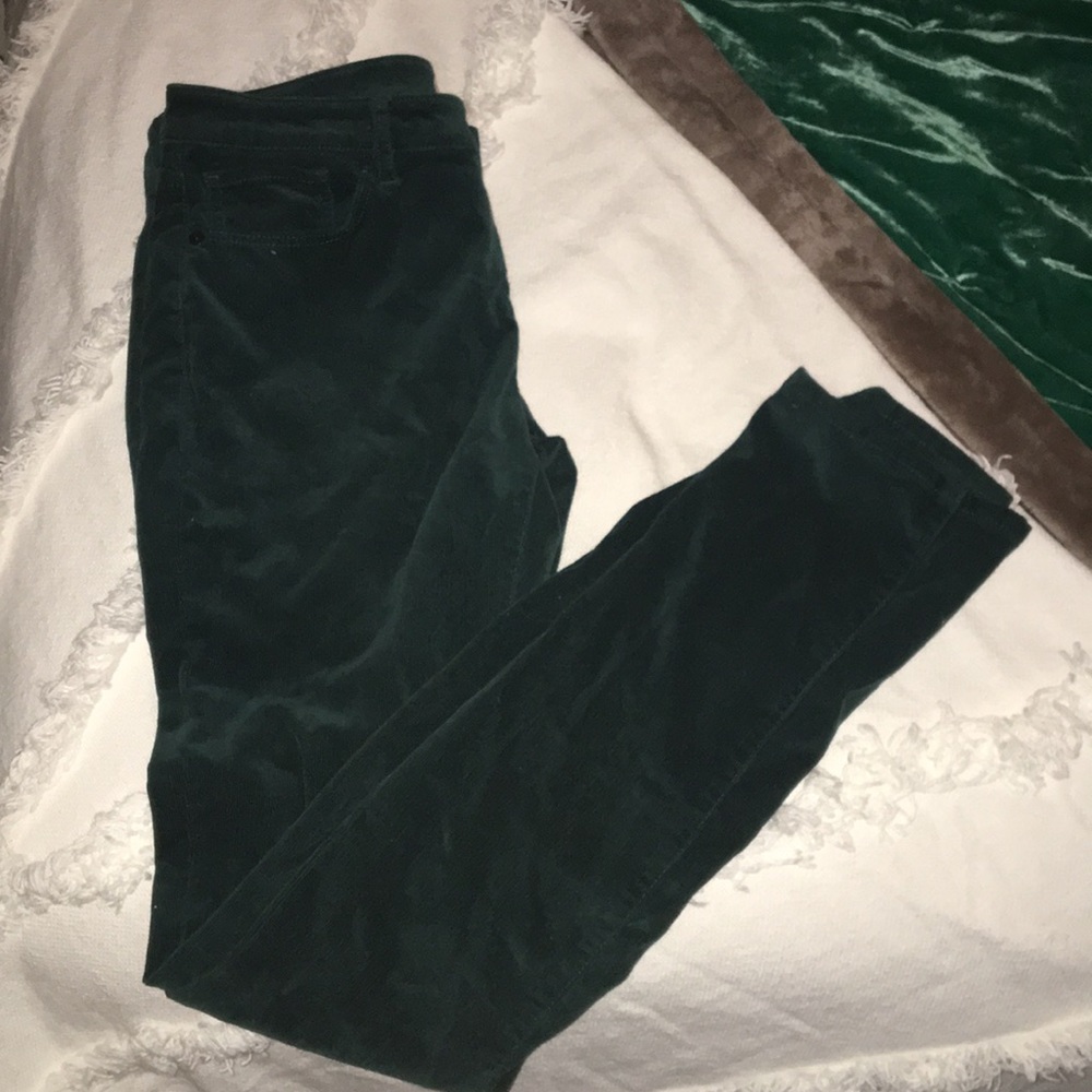 UNIQLO dark green Cords